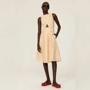 Pamela Love x Rent‎ the Runway Yellow Lace Mini Dress –SZ XS